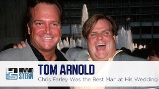 Chris Farley Was the Best Man at Tom Arnold’s Wedding