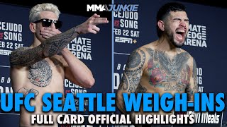 UFC Fight Night 252 Weigh-In Highlights: Anthony Hernandez Barely Beats Buzzer | UFC Seattle