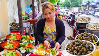 Teen's Favorite Street Food ! Best Spot for Pong Tea Kon, Crispy Banana, Steamed Snails, Grilled Egg