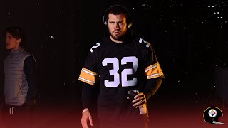 Steelers players and coaches arrive to game wearing Franco Harris jerseys | Pittsburgh Steelers