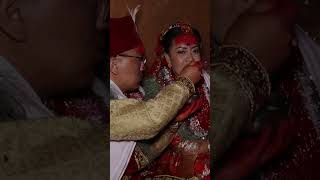 दहि खुवाउदै। Traditional Wedding in Nepal, Magari wedding, Typical culture of magar