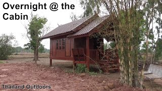 First overnight in the new Off-Grid cabin.