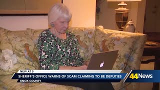Knox County Sheriff's Office warning residents about a new scam
