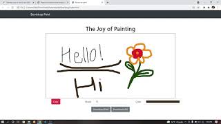 Painting App In JavaScript With Source Code | Source Code & Projects