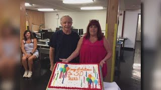 Man celebrates 50 years at the USPS