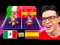 MÉXICO vs ESPAÑA | PROHIBIDO TOCAR EL COLOR DE LAS BANDERAS!