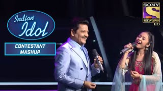 Udit Ji ने Neelanjana के साथ दी Performance | Indian Idol | Contestant Mashup