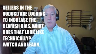 Sellers in the AUDUSD are looking to increase  the bearish bias. What does that look like?