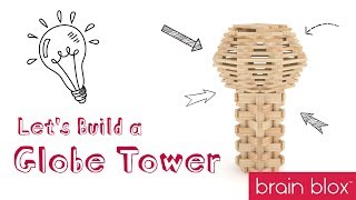 Wooden Building Blocks Build Ideas - Globe Tower