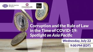 Corruption and the Rule of Law in the Time of COVID-19: Spotlight on Asia Pacific