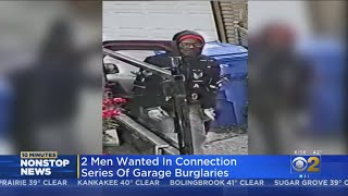 Two Suspects Wanted In Garage Burglaries