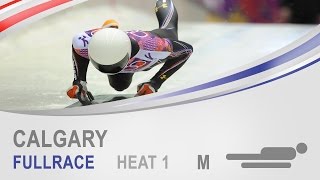 Calgary | Men's Skeleton Heat 1 World Cup Tour 2014/2015 | FIBT Official