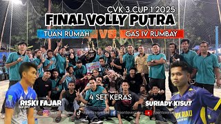 GRAND FINAL VOLLY PUTRA CVK3 (Tuan Rumah) VS GAS IV RUMBAY 🔴 LIVE ON TURNAMEN CVK 3 CUP 1 2025