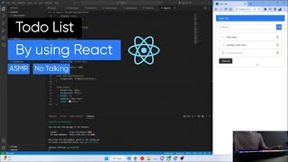 React Todo List App - ASMR Programming - No Talking