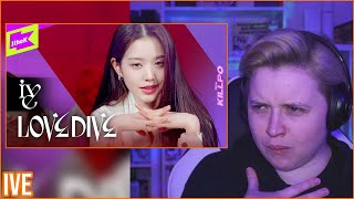 REACTION to IVE - LOVE DIVE PERFORMANCE VIDEO & ROYAL SHOWCASE STAGE