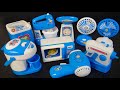 8 Minutes Satisfying with Unboxing Blue&White Kitchen Home Appliance! ASMR Miniature Things