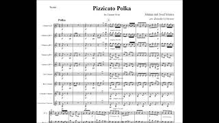 Johann Strauss II - Pizzicato Polka (for Clarinet Choir)