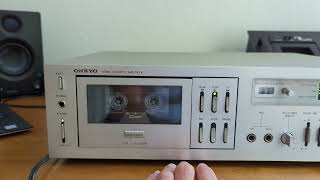 Onkyo TA-2040 Cassette Deck Demo