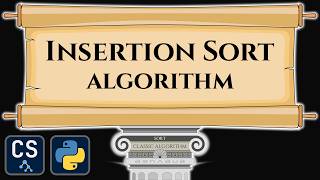 Insertion Sort Algorithm Visualization | Step by Step Python Code Animation