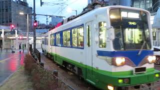 福井鉄道福武線880形 福井駅停留場到着 Fukui Railway Fukubu Line 880 series Tramcar