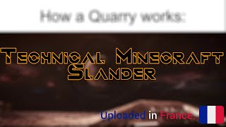 Technical Minecraft Slander