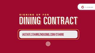 How to Select Your Meal Plan in StarRez