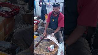 THOL PAARAI FISH|KASIMEDU 🔥 FISH CUTTING SELVAM|CUTTING SKILLS #shorts