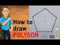 How to draw PENTAGON -by general method -engineering drawing