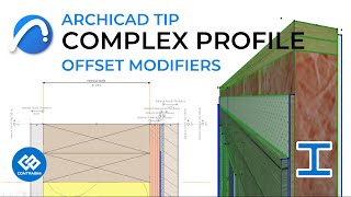 Creating Complex Profile Offset Modifiers in Archicad Walls