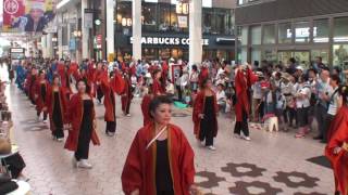 香゛流～まんで踊り舞～　～2016高知よさこい祭り・本祭2日目(帯屋町演舞場)