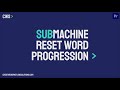 SubMachine - Reset Mogrt Word Progression Values