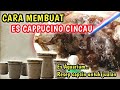 Cara membuat es cappucino cincau - Capcin || Resep es untuk jualan