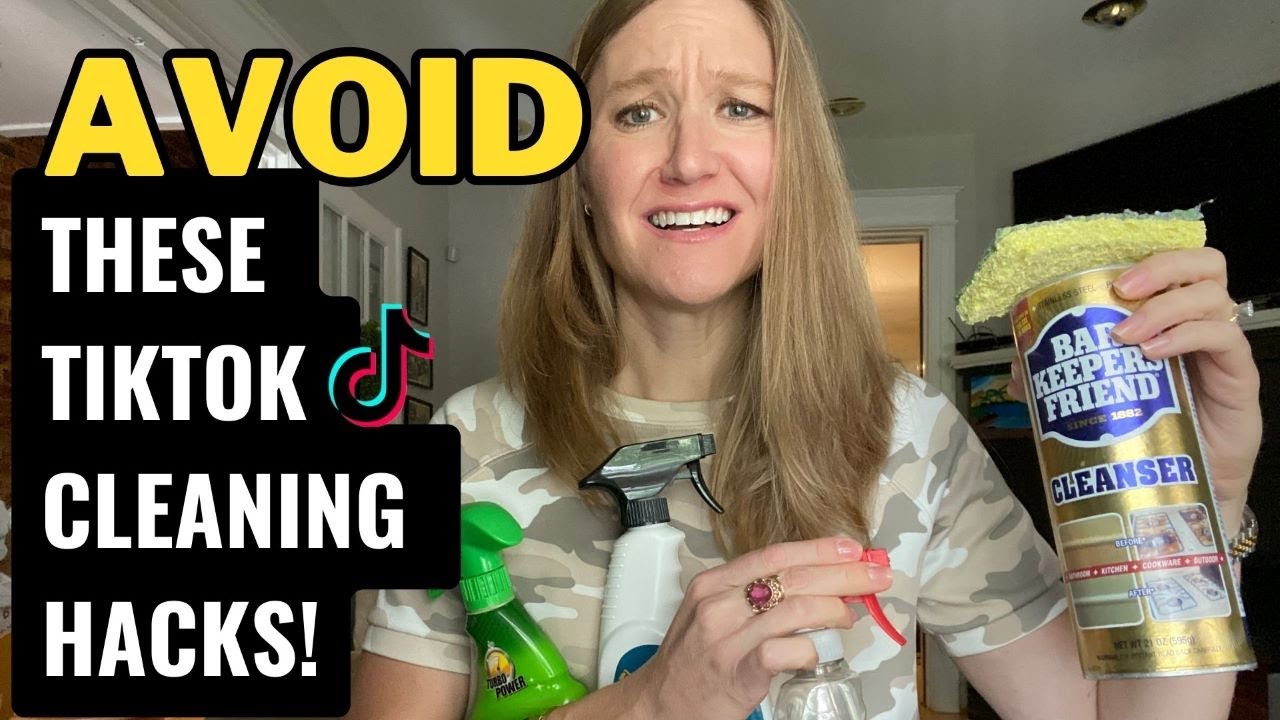 TikTok Cleaning Hacks You Should NEVER TRY! (What To Do Instead) # ...