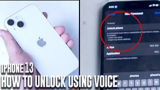 iPhone 13 - How to unlock using your voice