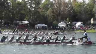 2012 Drachenbootfest  in Friedersdorf 1.Rennen,Start.MTS