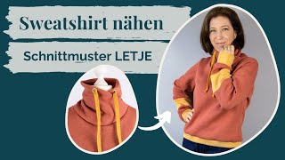 🤸Sewing a sporty sweatshirt with the LETJE pattern