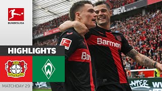 GERMAN CHAMPIONS LEVERKUSEN! 🏆⚽️ | Bayer 04 Leverkusen - SV Werder Bremen 5-0 | Highlights