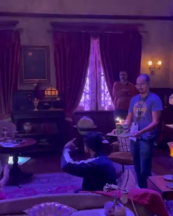 Rose Mciver Behind The Scenes Of Ghosts Cbs During Utkarsh S Birthday