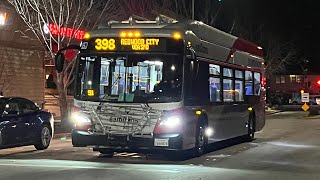 ⁴ᴷ⁶⁰ Last Trip, Ever! SamTrans 2023 New Flyer XE40 #1001 on Route 398 (Full Route to San Francisco)