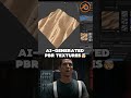 AI Powered  PBR Texture Generation in Blender🤯