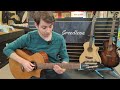 guitar demo breedlove eco discovery s concert ce nylon string acoustic electric guitar