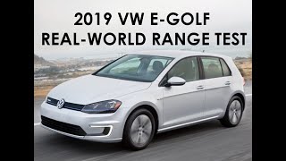 VW E-GOLF REAL-WORLD RANGE TEST SPRING 2023