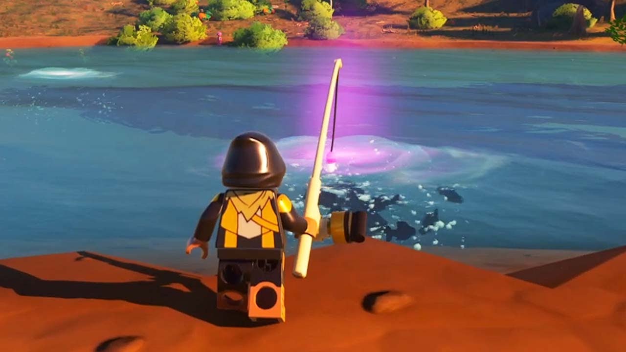 How To Unlock & Create A Fishing Rod In LEGO Fortnite - Fishing