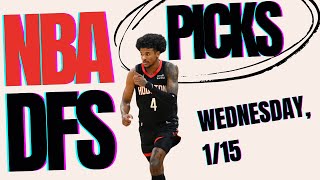 Top NBA DFS Picks for Wednesday (1/15)