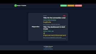 Issue-Tracker Coding Ninjas Backend Test