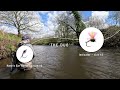 Spectacular dry fly sport! – River Loughor, South Wales, UK, 2024