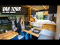 VAN TOUR - Fully Converted Off Grid Ford Transit with Hidden Shower