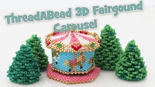 ThreadABead 3D Fairground Carousel Ornament