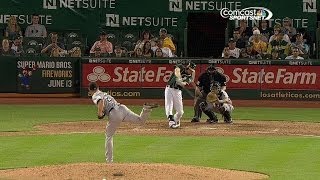 Moss smashes his second homer of the game