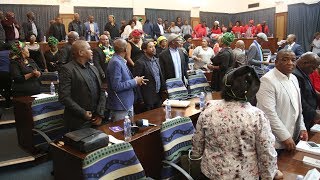 Opposition parties on Trollip council debate disruption